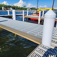 Eco-Piling-Thru-Flow-Dock-Installation-in-Gulf-Breeze-FL-Top-Quality-Marine-Construction-Our-installations-are-featured-by-ThruFlow 1